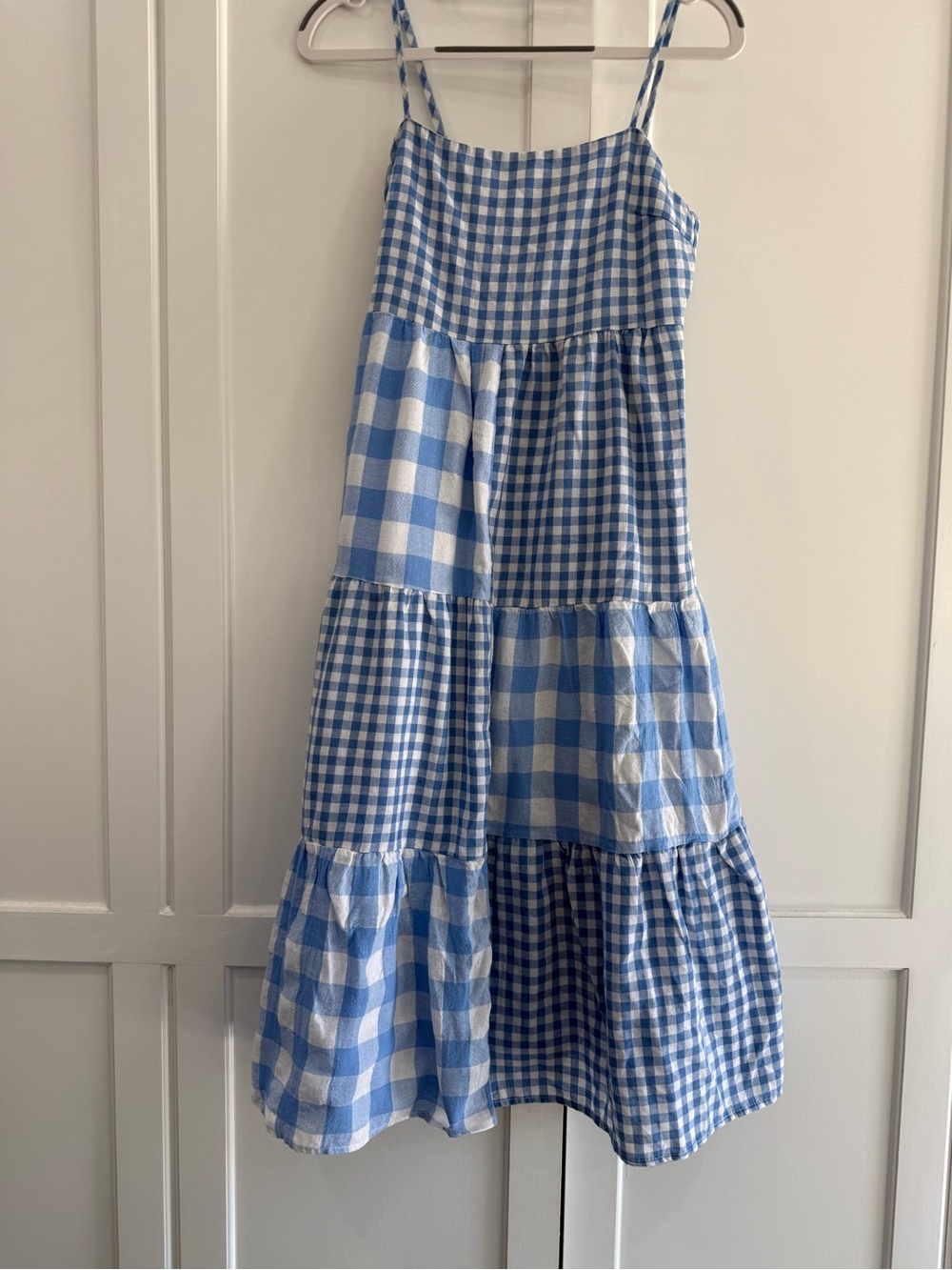 Papermoon Blue Gingham Tiered Sundress